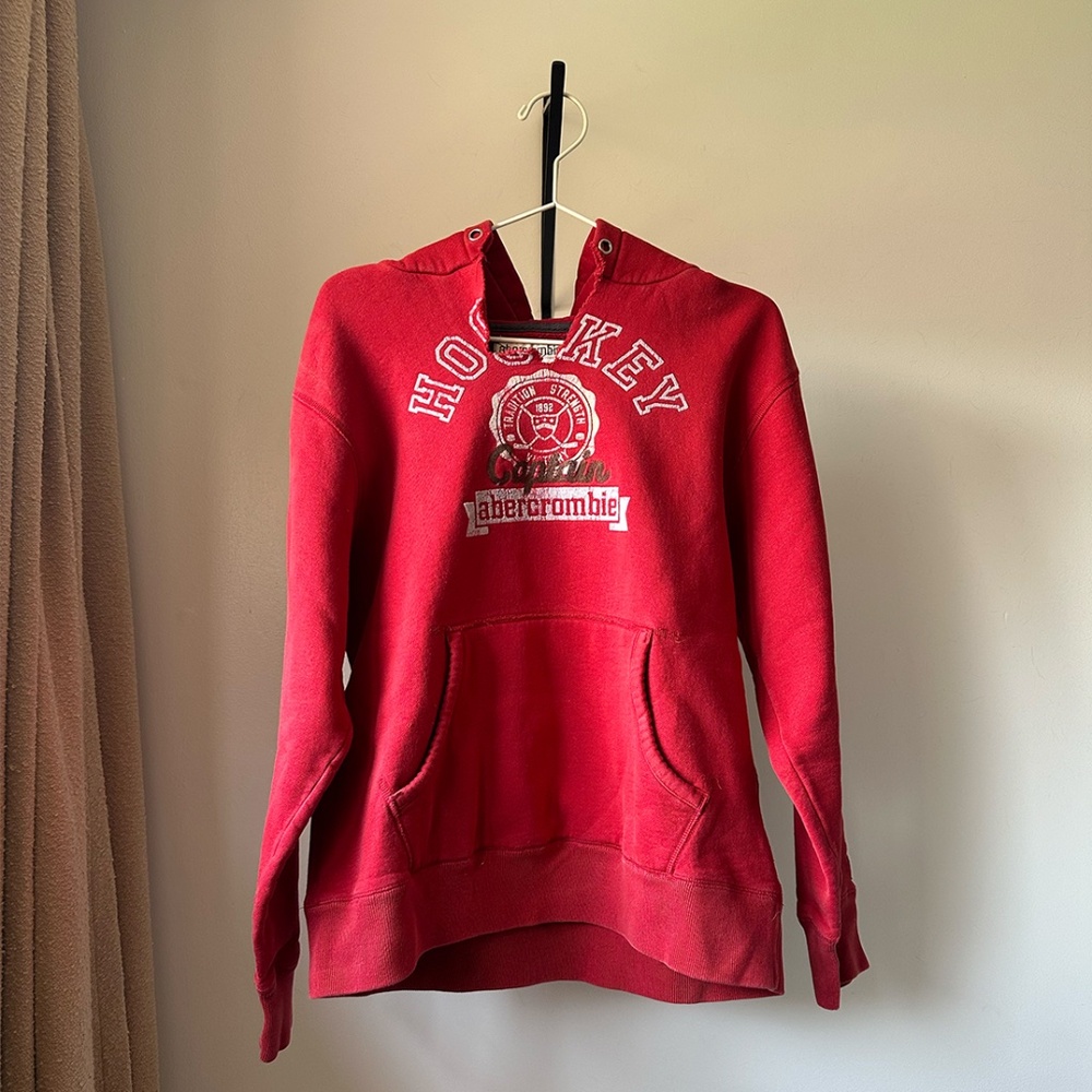 Vintage Y2K Abercrombie Hockey Hoodie EUC